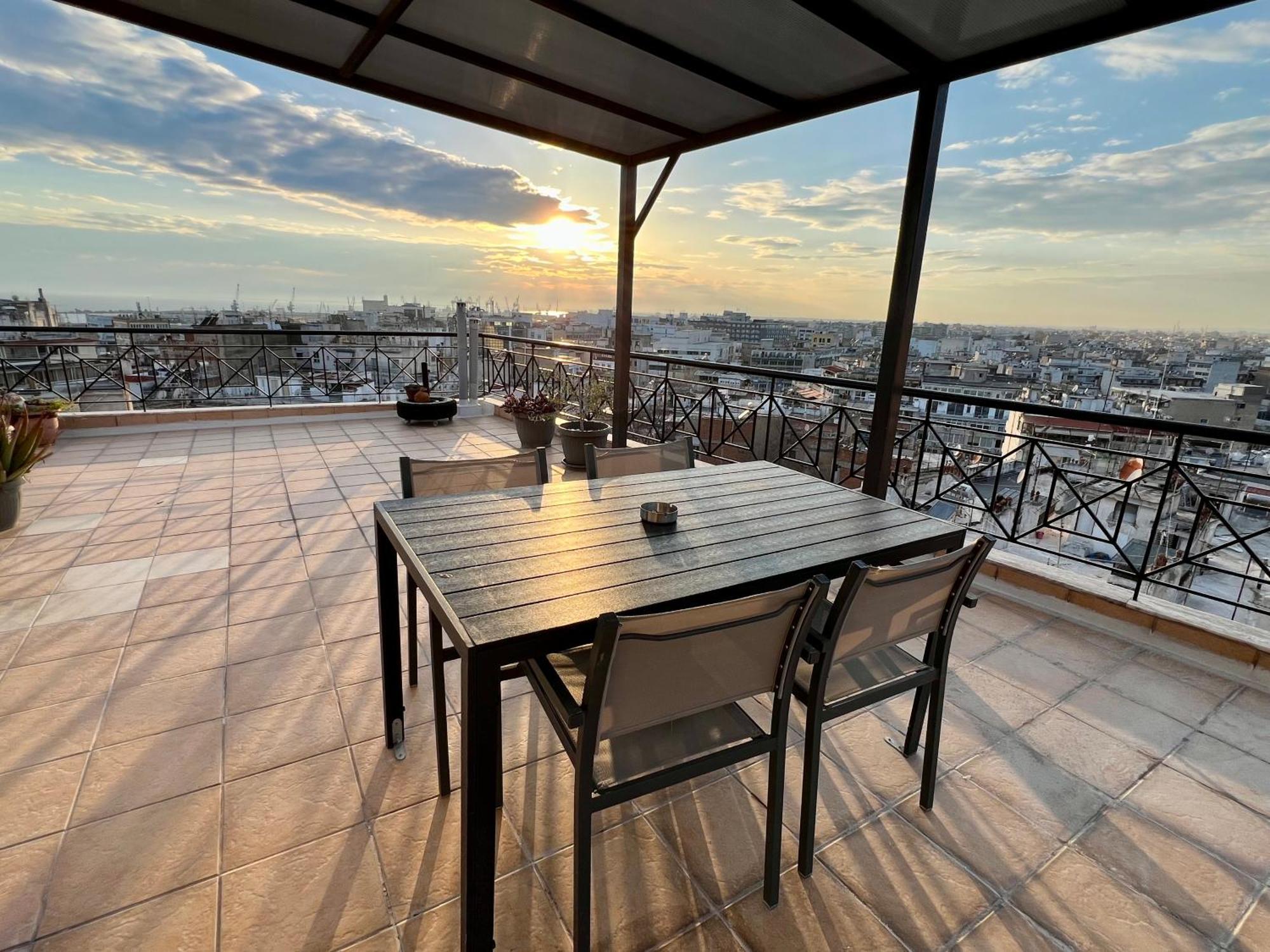 180° Rooftop View Apartment Salonic Exterior foto