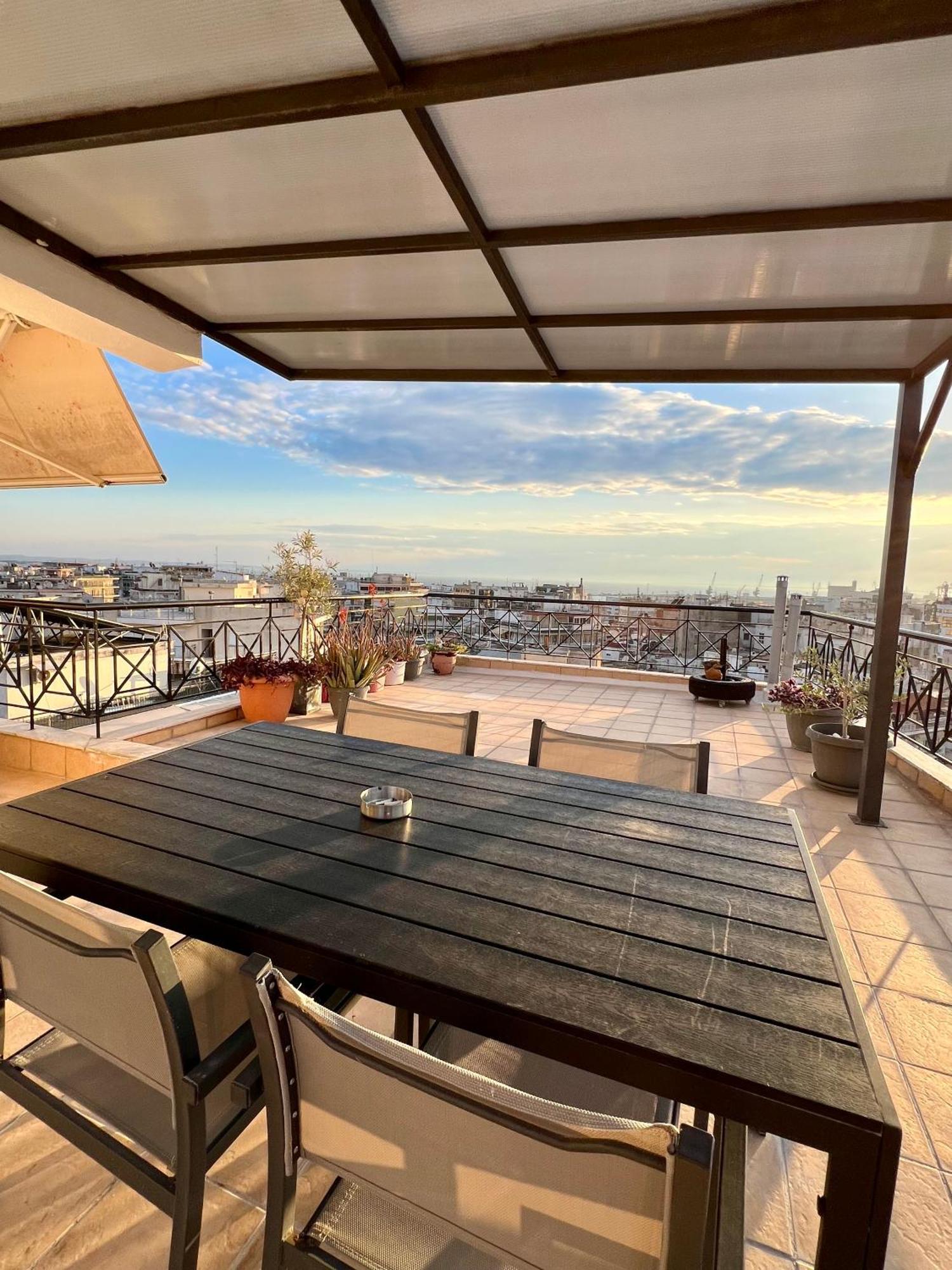 180° Rooftop View Apartment Salonic Exterior foto